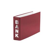 Livepac Office Bankordner für Kontoauszüge, 140 x 250 mm, rot - 0
