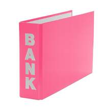 Produktbild Livepac Office Bankordner für Kontoauszüge, 140 x 250 mm, pink, 10 Stück