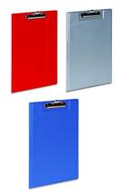 Produktbild Livepac Office Dokumentenmappe mit Klemmbrett, DIN A4, 3 Stück je 1x rot, grau und hellblau