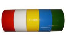 Produktbild Livepac Office Klebeband 66 m x 50 mm, 5 Stück je 1x gelb, blau, grün, rot und weiß