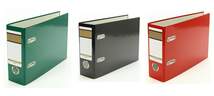 Produktbild Livepac Office Ordner DIN A5, quer, 75 mm breit, 3 Stück je 1x in grün, rot und schwarz