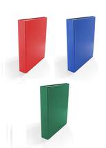 Produktbild Livepac Office Ringbuch DIN A5, 2-Ring, 3 Stück, je 1x in rot, blau und grün
