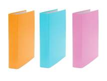 Produktbild Livepac Office Ringbuch DIN A5, 2-Ring, 3 Stück, je 1x in pink, türkis und orange