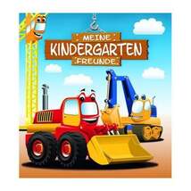 Produktbild Loewe Freundebuch Kindergarten Bagger