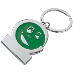 Macma Schlüsselanhänger Gesicht, grün - 0