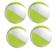 Produktbild Macma Strandball apfelgrün-weiß, 4 Stück