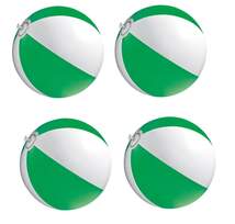 Produktbild Macma Strandball grün-weiß, 4 Stück