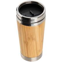 Produktbild Macma Trinkbecher aus Edelstahl mit einer Bambussummantelung, 400 ml