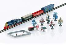 Märklin Weihnachts-Startpackung 230 Volt. Güterzug mit Gleisoval und entsprechender Stromversorgung - 1