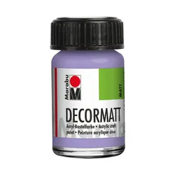 Produktbild Marabu Acrylfarbe "Decormatt", lavendel, 15 ml, im Glas     