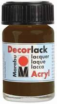 Produktbild Marabu Acryllack "Decorlack", dunkelbraun, 15 ml, im Glas   