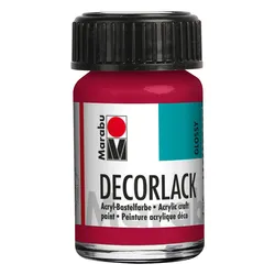 Produktbild Marabu Acryllack "Decorlack", karminrot, 15 ml, im Glas     