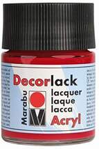 Produktbild Marabu Acryllack "Decorlack", kirschrot, 50 ml, im Glas     