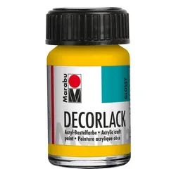 Produktbild Marabu Acryllack "Decorlack", mittelgelb, 15 ml, im Glas    