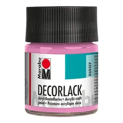 Produktbild Marabu Acryllack "Decorlack", pink, 50 ml, im Glas          