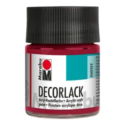 Produktbild Marabu Decorlack Acryl Karminrot 032, 50 ml