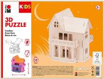 Produktbild Marabu KiDS 3D Holzpuzzle Traumhaus, 33 Teile, ca. 16 x 20 cm