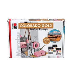 Marabu Metallic-Effektfarben-Set Colorado Gold Modern Concept - 0