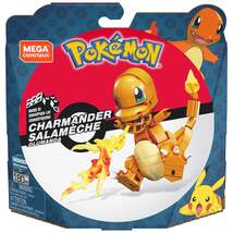 Mattel Mega Construx Pokemon Medium Pokemon Glumanda, 180 Teile - 0