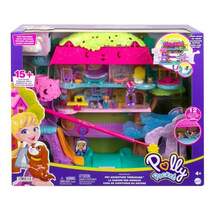 Mattel Polly Pocket Pollyville Tierparty Baumhaus - 0