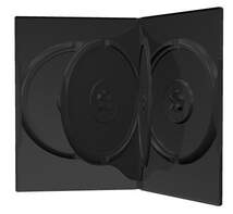 Produktbild MediaRange 4er DVD CD Hüllen 14 mm, schwarz, 10 Stück