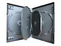 Produktbild MediaRange 5er DVD CD Box Hülle schwarz, 2 Stück