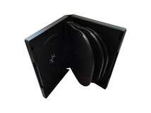 Produktbild MediaRange 8er DVD CD Box Hüllen, schwarz, 10 Stück