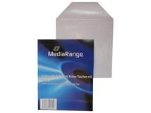 MediaRange Sleeve Mini CD / DVD Hüllen, 85 x 85 mm, 100 Stück - 0