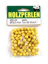 Produktbild Meyco  Holzperlen, 8mm, gelb, ca. 85 Stück