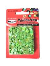 Produktbild Meyco Pailletten maigrün irisierend, 1400 Stück, 6mm, 15g