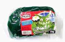 Meyco Schafwolle zum Filzen 40g dunkelgrün - 0
