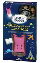Produktbild moses. Lese Buddy - Das multifunktionale Leselicht pink