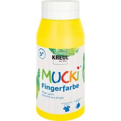Produktbild MUCKI Fingerfarbe Gelb 750 ml