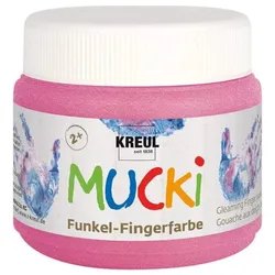 Produktbild MUCKI Funkel-Fingerfarbe Feenstaub-Rosa 150 ml