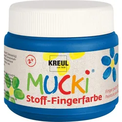 Produktbild MUCKI Stoff-Fingerfarbe Blau 150 ml