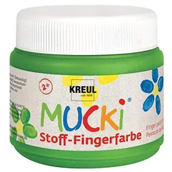 Produktbild MUCKI Stoff-Fingerfarbe Grün 150 ml