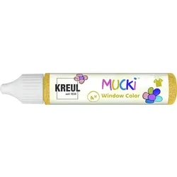 Produktbild MUCKI Window Color Glitzer-Gold 29 ml Pen