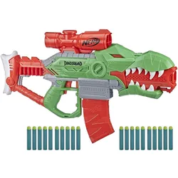 Produktbild Nerf DinoSquad Rex-Rampage motorisierter Blaster, 10-Dart Clip-Magazin