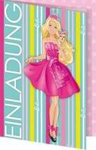 Produktbild Nestler Einladungskarte Barbie 17x12cm