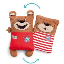 NICI FC Bayern München Rucksack mit Plüschtier Berni - 25cm Bär