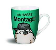 Produktbild NICI Fancy Mugs Tasse "Ich hasse Montag"