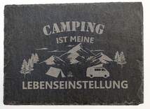 Produktbild Onkel Schwerdt Schiefertafel Camping Spruch