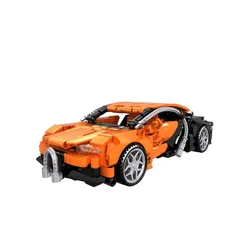 Open Bricks Sports Car Orange - 1