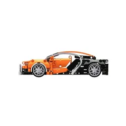 Open Bricks Sports Car Orange - 2