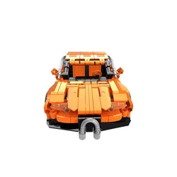 Open Bricks Sports Car Orange - 4