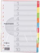 Produktbild Pagna Kartonregister DIN A4, 10-teilig