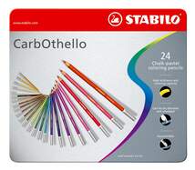 Produktbild Pastellkreidestift - STABILO CarbOthello - 24er Metalletui - mit 24 verschiedenen Farben