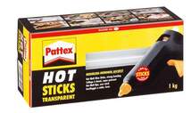 Produktbild Pattex Heißklebepatronen, transparent, 11 mm, 50 Sticks