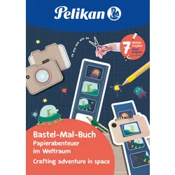 Pelikan Bastel-Mal-Buch, Weltraum 32 Seiten FSC - 0