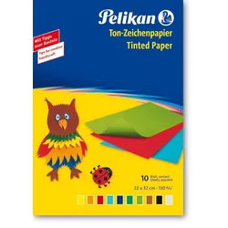 Produktbild Pelikan Tonzeichenpapier 240 M/10, 130g/m², 10 Blatt